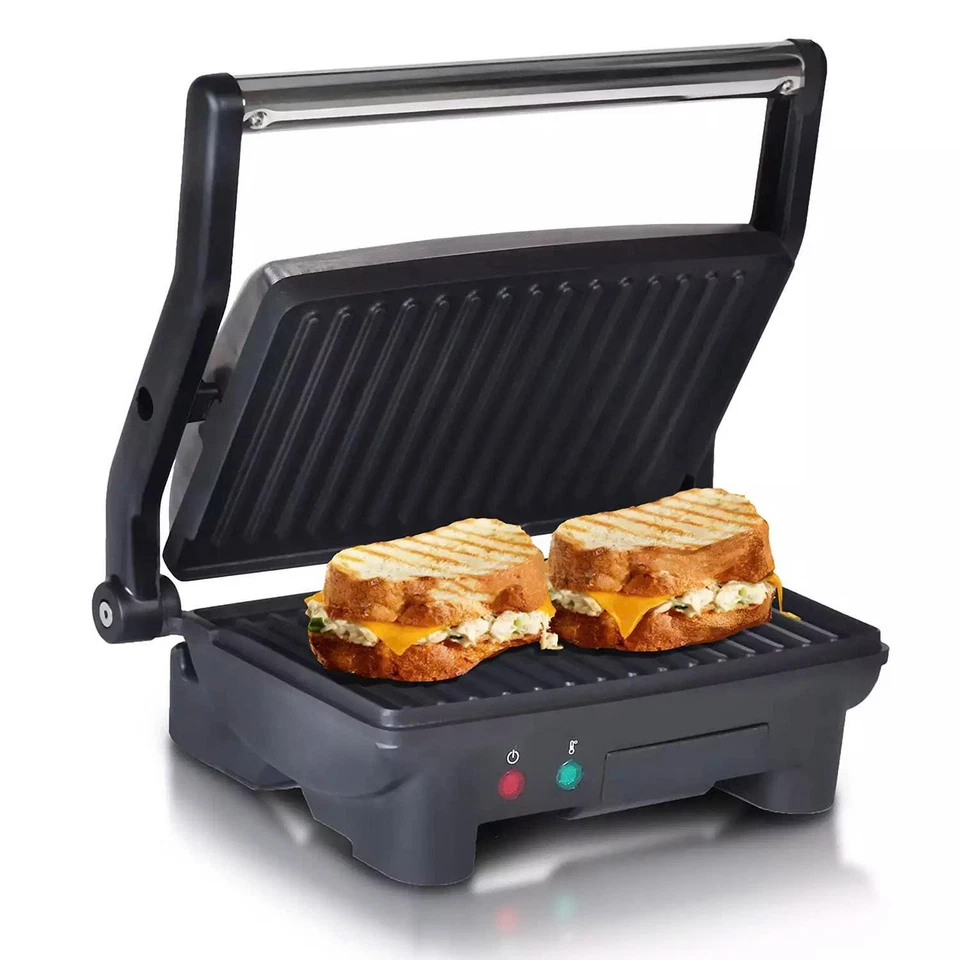 Elite Cuisine 3 en 1 Panini Prensa Sandwichera Parrilla Platos Antiadherentes 1200W Foto 2 de 4