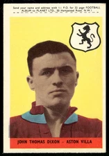 1958–59 A&BC Chewing Gum #40 John Dixon – Aston Villa – EX-Mint