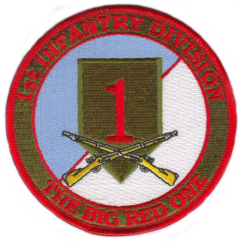 ARMY 1ST INFANTRY DIVISION THE BIG RED ONE EMBROIDERED 4