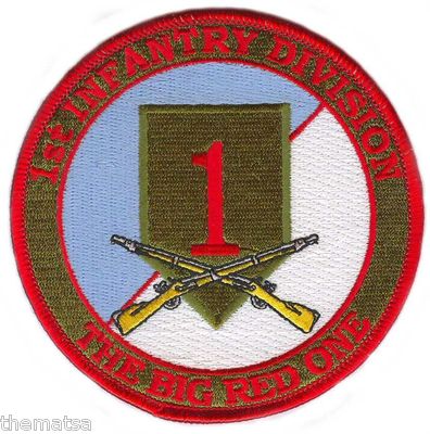 ARMY 1ST INFANTRY DIVISION THE BIG RED ONE EMBROIDERED 4