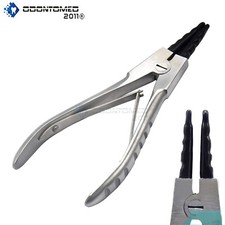 Ring Opening Pliers 6.5" Body Piercing Jewelry Bead Ball Capture Tool Rubber Tip