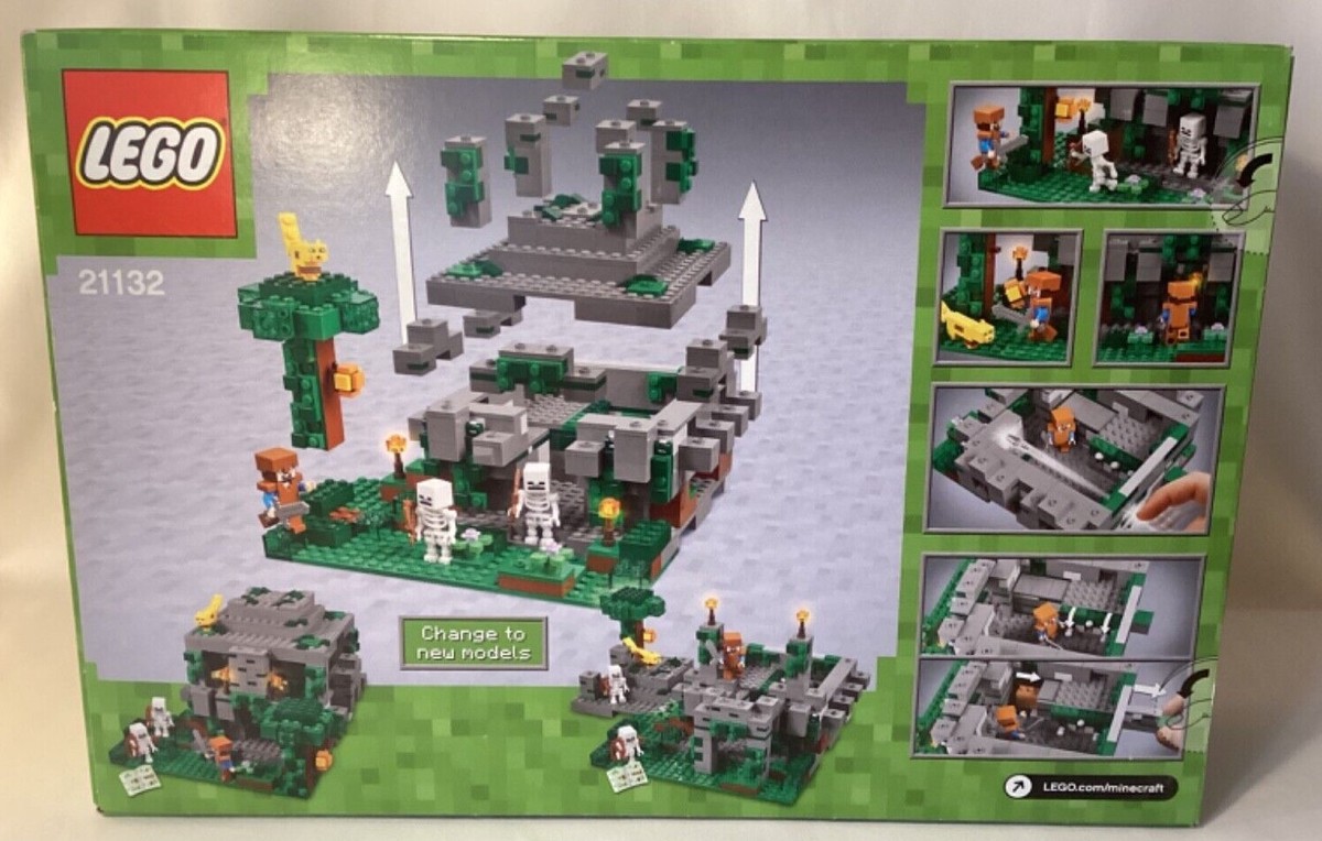 LEGO Minecraft Jungle Temple 21132 New Sealed Box Retired Set