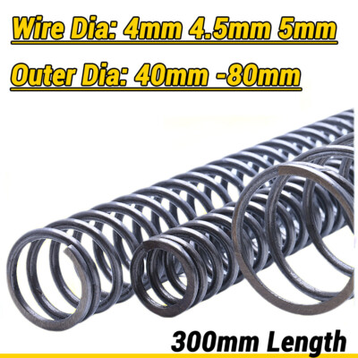 #ad #ad Compression Spring 4 5mm Wire dia 40 80mm Diameter amp; 300mm Length Pressure Small $14.48