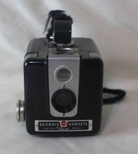 Vintage Kodak Brownie Hawkeye Camera Flash Model Eastman. Untested