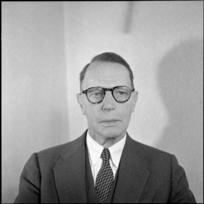Bridge builder Othmar Ammann Zurich 1948 Switzerland Germany Old Photo