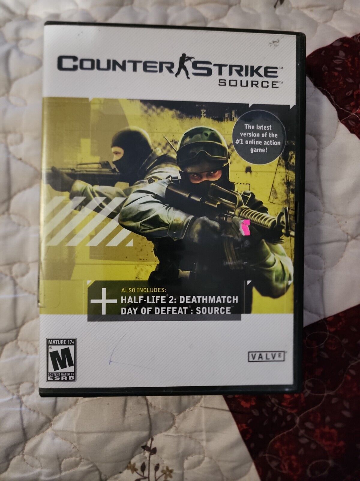 RARE! BIG BOX PC - Counter Strike: Source half-life 2:death match Day of  Defeat