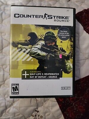 Counter Strike Source PC Game w/ Half Life 2: Deathmatch 4 Discs  14633098396