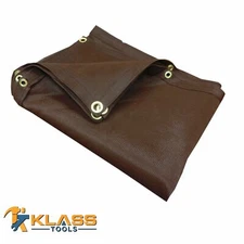 Heavy Duty Brown Shade Mesh Tarp (Comes in 69 Different Sizes) by KlassTools