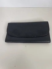 Coach Vintage Black Leather Wallet Classic Style