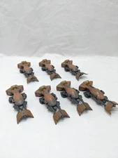 Lot Of (7) 2001  Star Wars Hover Cycle Figures 4"