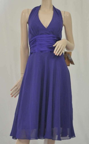 Light in the Box Cocktailkleid aus Chiffon Neckholder Lila Gr. 40  (US-Gr.10) NEU | eBay