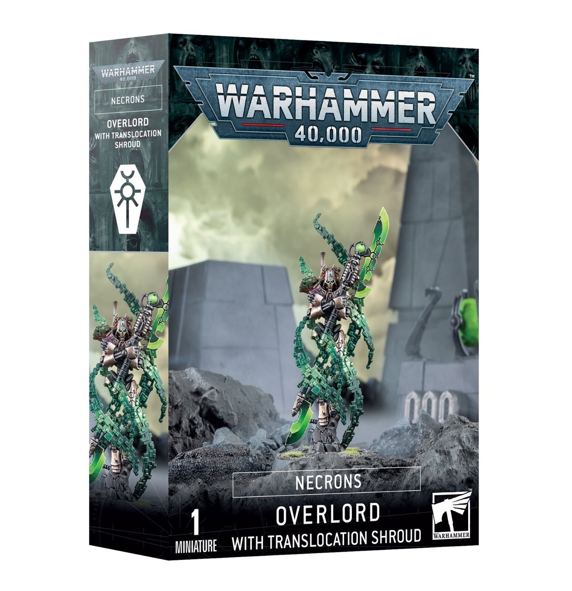 Warhammer 40k Necrons Overlord + Translocation Shroud 10th