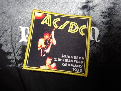 AC-DC AC/DC Patch Hard Rock Battle Jacket Yellow Border | eBay.de