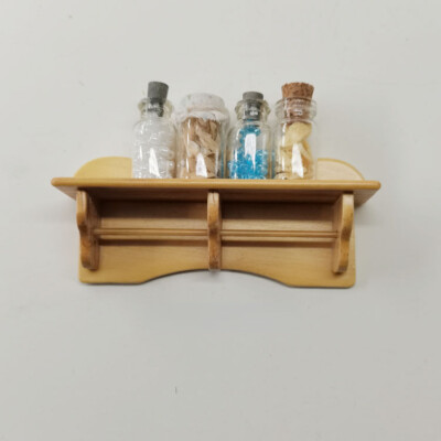 Victoria Dollhouse Wall Hanging Storage Rack 1:12 Scale Furniture ...