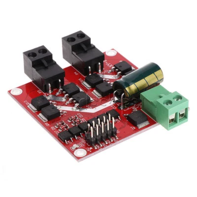 7A 160W 12/24V Dual DC Motor Driver Module H-bridge PWM L298 Logic Control Board