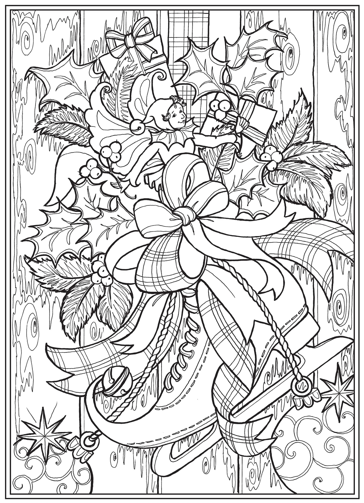 Creative Haven Enchanted Christmas Coloring Book 9780486846675 | eBay