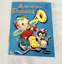 Vintage 1947 Animal Parade by Clare McKinley Whitman Publishing Co Tiny Tales