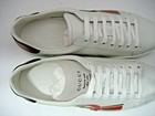 New GUCCI UK 9 Men US 9.5 White Red Green GG Logo Low Top Lace Up Sneakers Shoes — photo 4