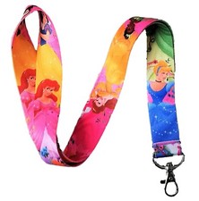 Cartoon Princess Characters ID Holder LANYARD Keychain