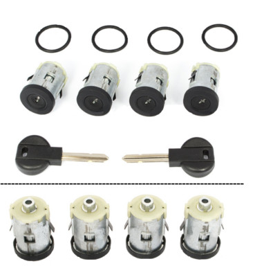 Set De 4 Barillets De Serrure + Clés Pour Citroën C25 - Modèles 82-94, Neuf