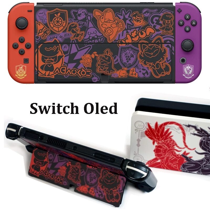 Scarlet And Violet Hard PC Protective Case Shell For Nintendo Switch ...