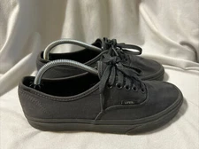 Vans Shoes Men’s Size 6.5 Gray Low Top Skateboard Sneakers TC6D Women’s Size 8