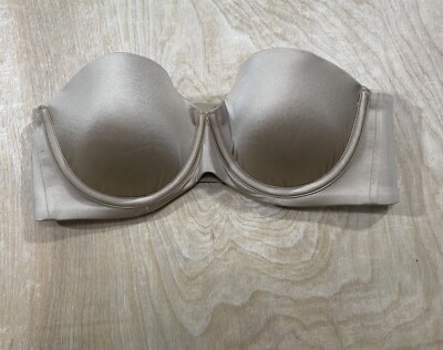 Soma Vanishing Back Multi-Way Strapless Underwire Bra Size 32C Beige