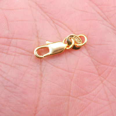 Wholesale DIY 10PCS Jewelry Findings 18K Yellow Gold Filled GF Lobster  Clasps