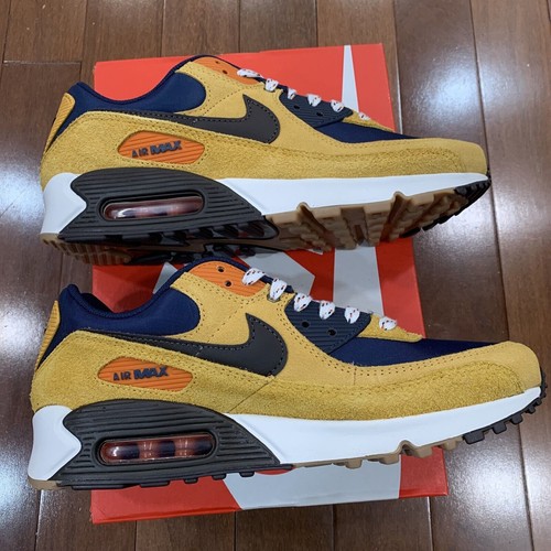 Nike Air Max 90 SE Bucktan Team Navy Brown DZ5175 200 Men's 8-14 Suede Shoes NEW | eBay