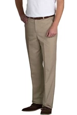 School Apparel A+, Boy's  Prep Size  Flat Front Pants, NWT, Khaki, Style# 7021P