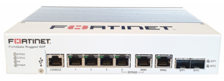 Fortinet FGR-60F FortiGate Ruggedized 4xGE RJ45 2x shared media 2