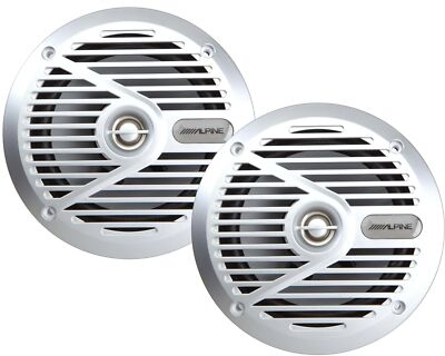 Alpine SPS-M601 Marine 6-1/2'' Speaker (silver)