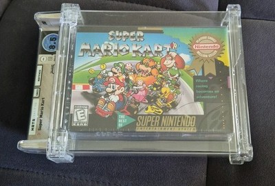 Super Mario Kart - WATA 8.5 A++ - SEALED - Super Nintendo SNES - OVP - NO VGA