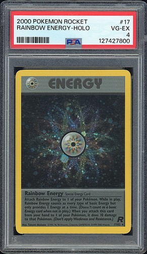 Rainbow Energy (Unlimited) graded PSA 4 for sale on eBay