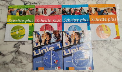 schritte plus . Bücher zum Deutschlernen  A1 A2 B1