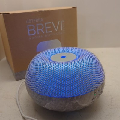 doTERRA BREVI Stone Marble Aroma Diffuser Used in Box Discontinued Item