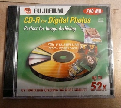 10 Stück Fujifilm 700MB CD-R for Digital Photos 52x  (Neu/OVP)