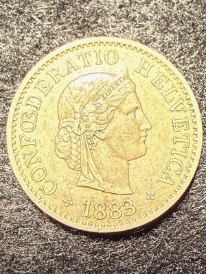 1883B SWITZERLAND 5 RAPPEN HELVETIA KM# 26 NICE BETTER GRADE COIN SHIPS FREE (2)
