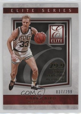 2015-16 Panini Donruss The Elite Series Production Line /299 Larry Bird HOF 18jt