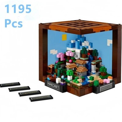 Minecraft 21265 The Crafting Table - MOC BLOCKS Complete Micromobs Instructions