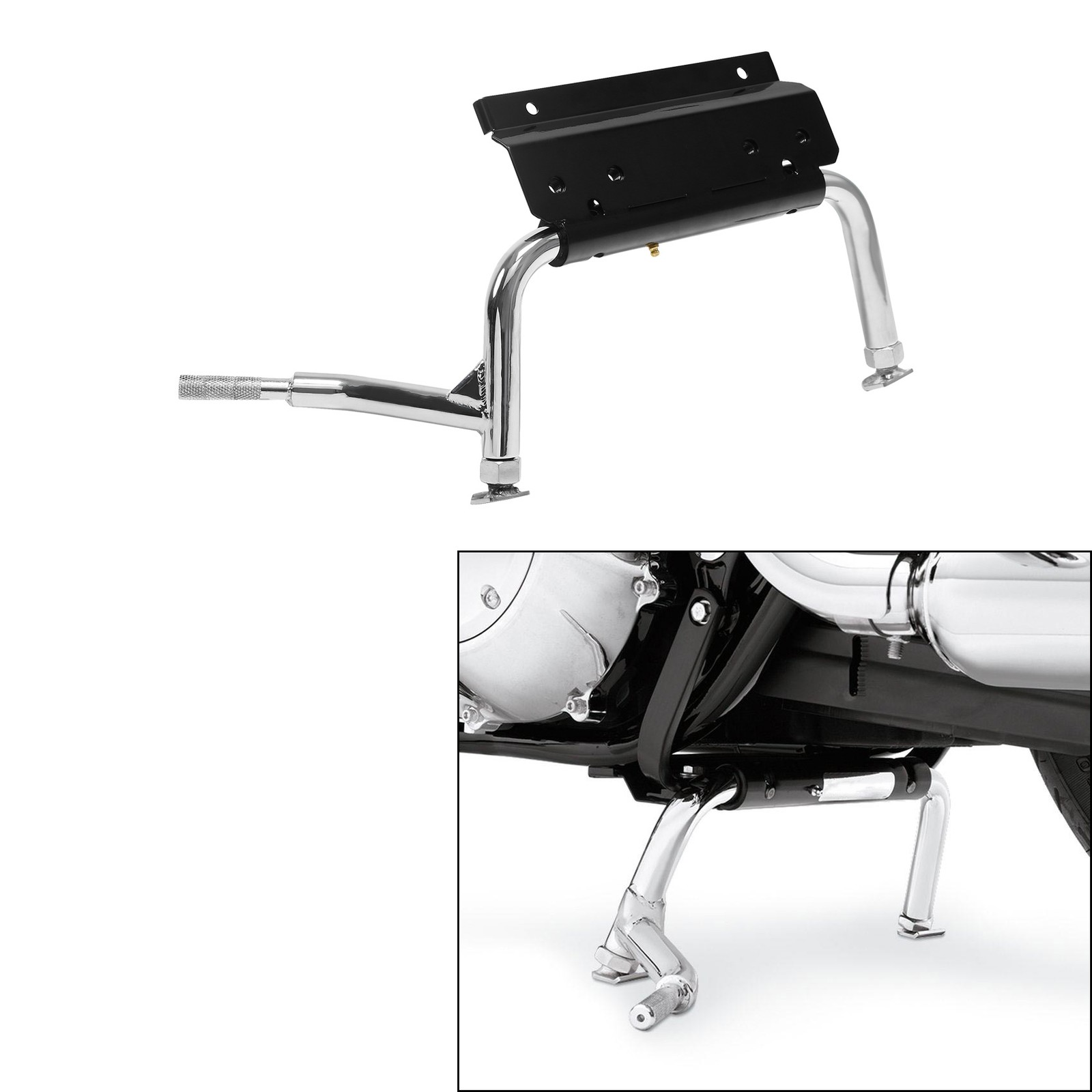 Adjustable Center Stand Fit For Harley Touring Street Glide Road King 1999-2008