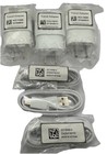 Chargers LG Travel Wall  3 Adapter +  3 USB Charging Cables OEM Adapter  White