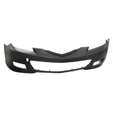 Bumper Cover Paint To Match Primed Front For 2007-2009 Mazda 3 Gx Gt S Hatchback