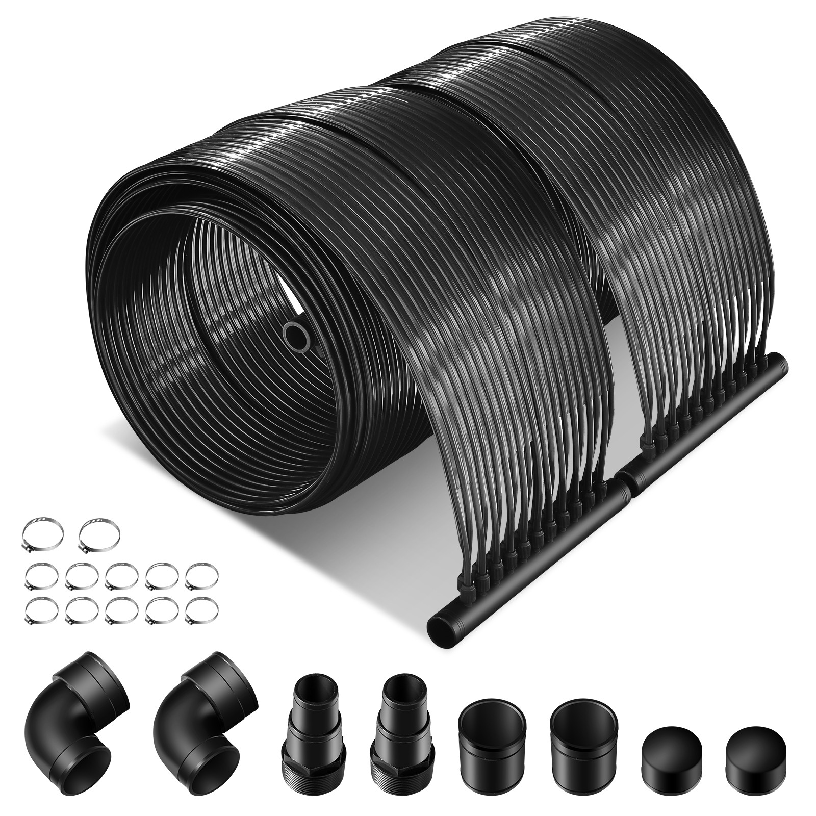 Paneles de calefacción solares para piscina de 2,5' x 10' para piscina subterránea y sobre el suelo