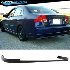 For 01-03 Honda Civic Sedan 4-door Type R Unpainted Rear Bumper Lip Spoilers Pp