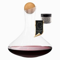 Glas Karaffe Mit 1.8 L FüR Rotwein Bleifrei Dekanter Weinkaraffe