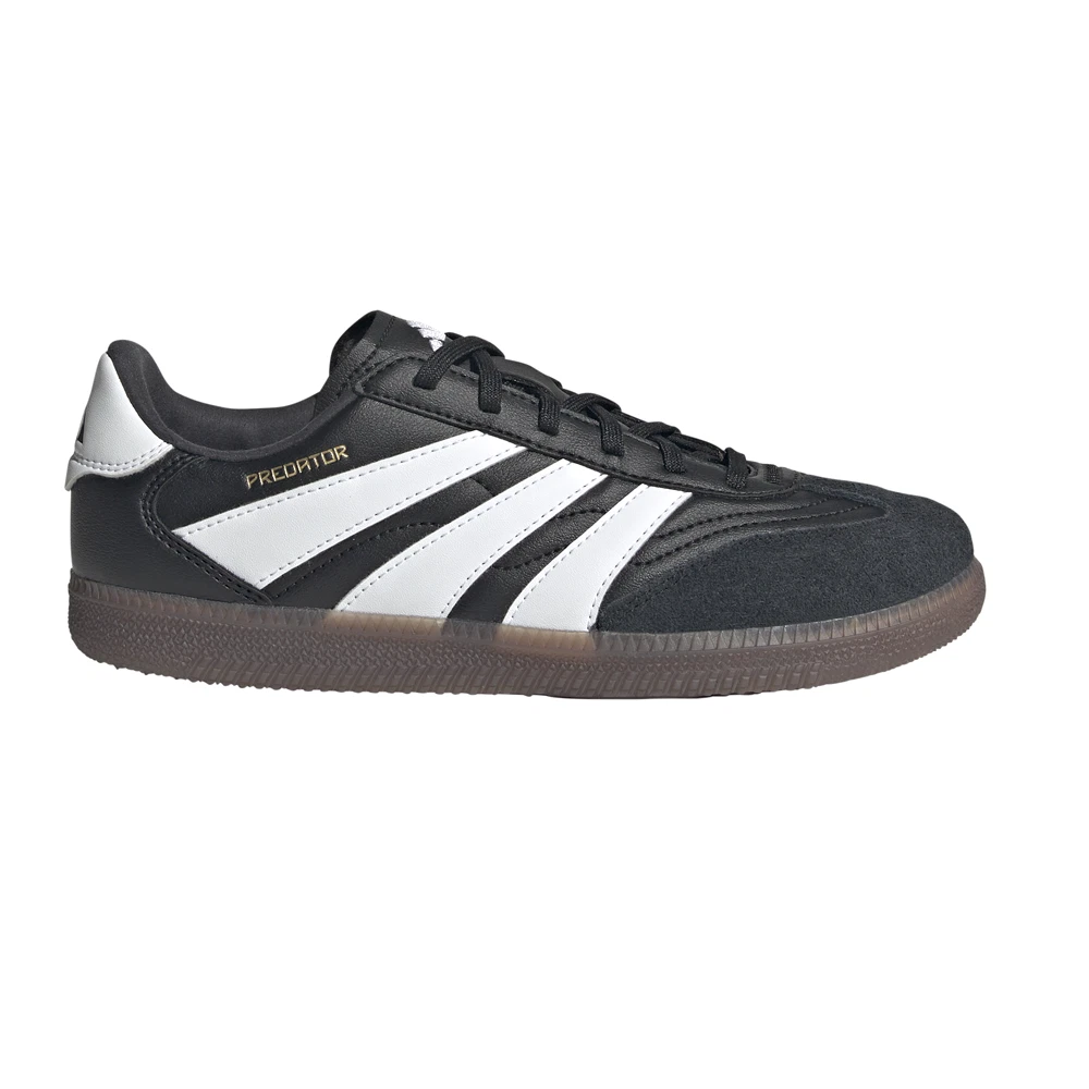 adidas Predator Freestyle Indoor Soccer Youth Boys Black Sneakers Athletic Shoes