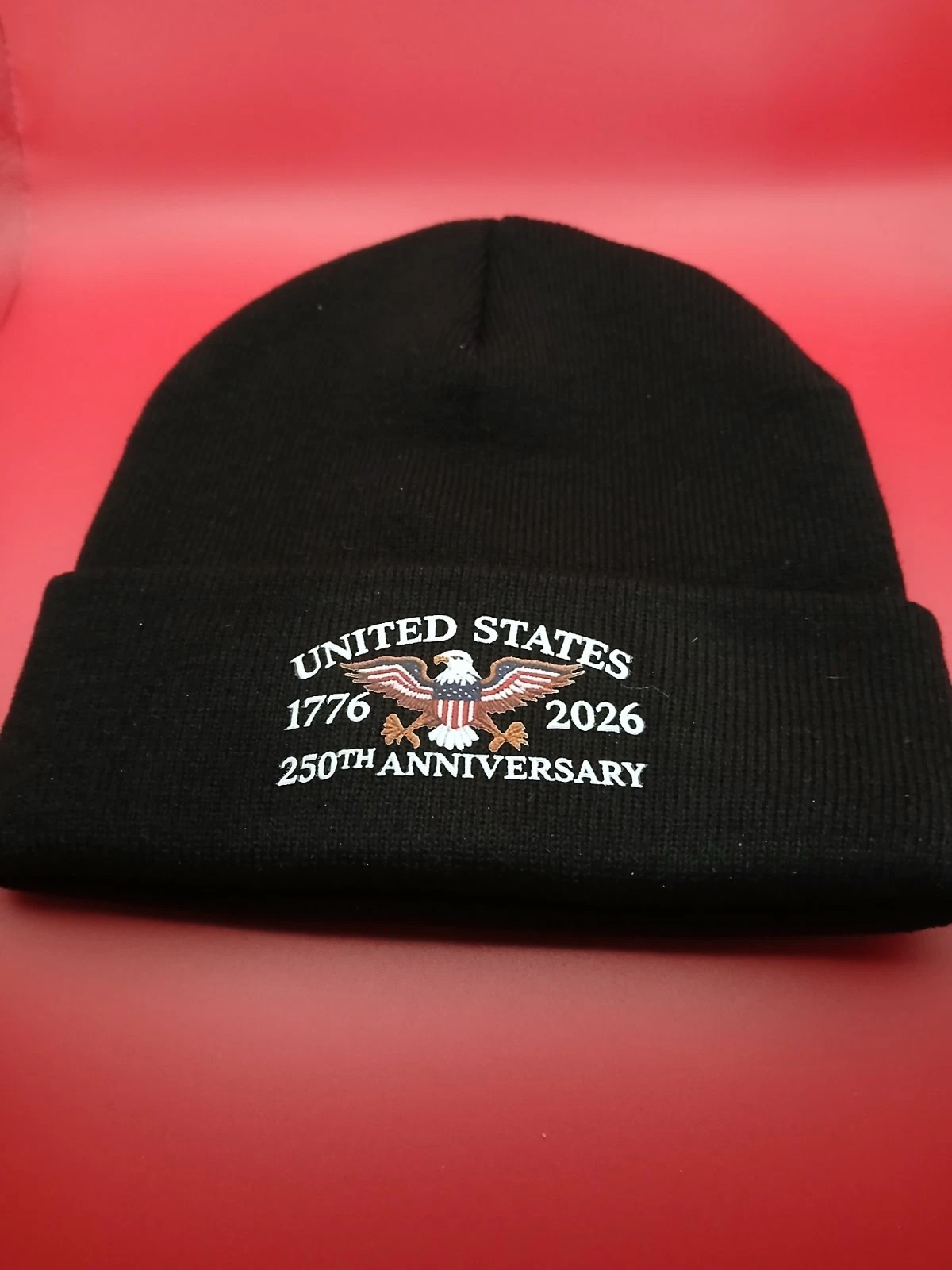 Embroidered Beanie USA 250 Years