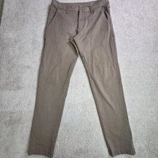 BYLT Everyday Pant 2.0 Beige Men's Size M 32x29 Taper Leg Athletic Cargo