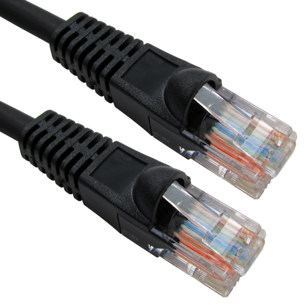 Cables Direct 30m Snagless Cat5e LSZH Patch Cable - Black